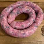 Linguiça (provolone e rúcula aberta)